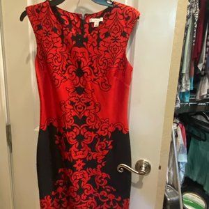 Dress, DB Established 1962, Red and black dress, Size 6